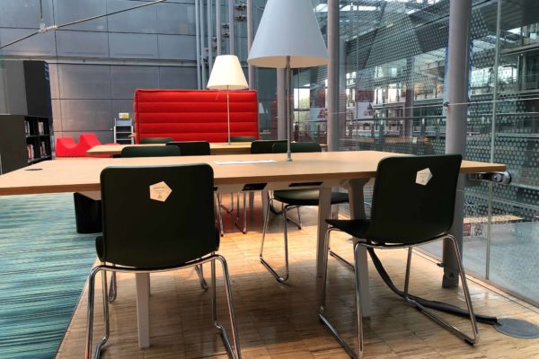 Espace lecture mezzanine