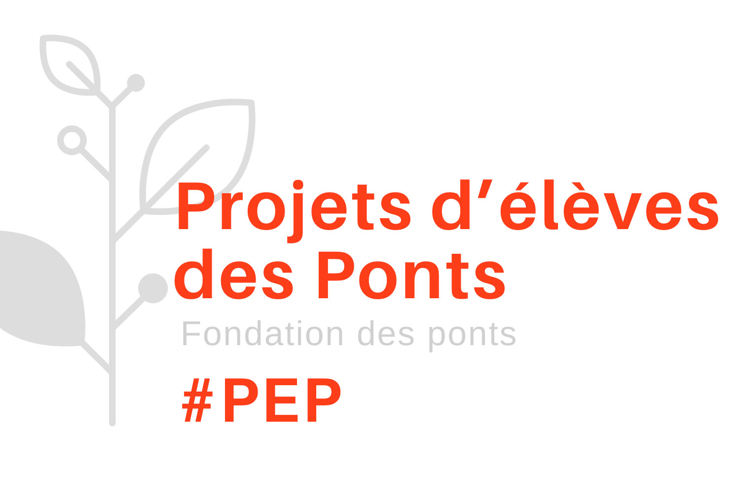 Résultat du concours Projets d’élèves des Ponts 2021