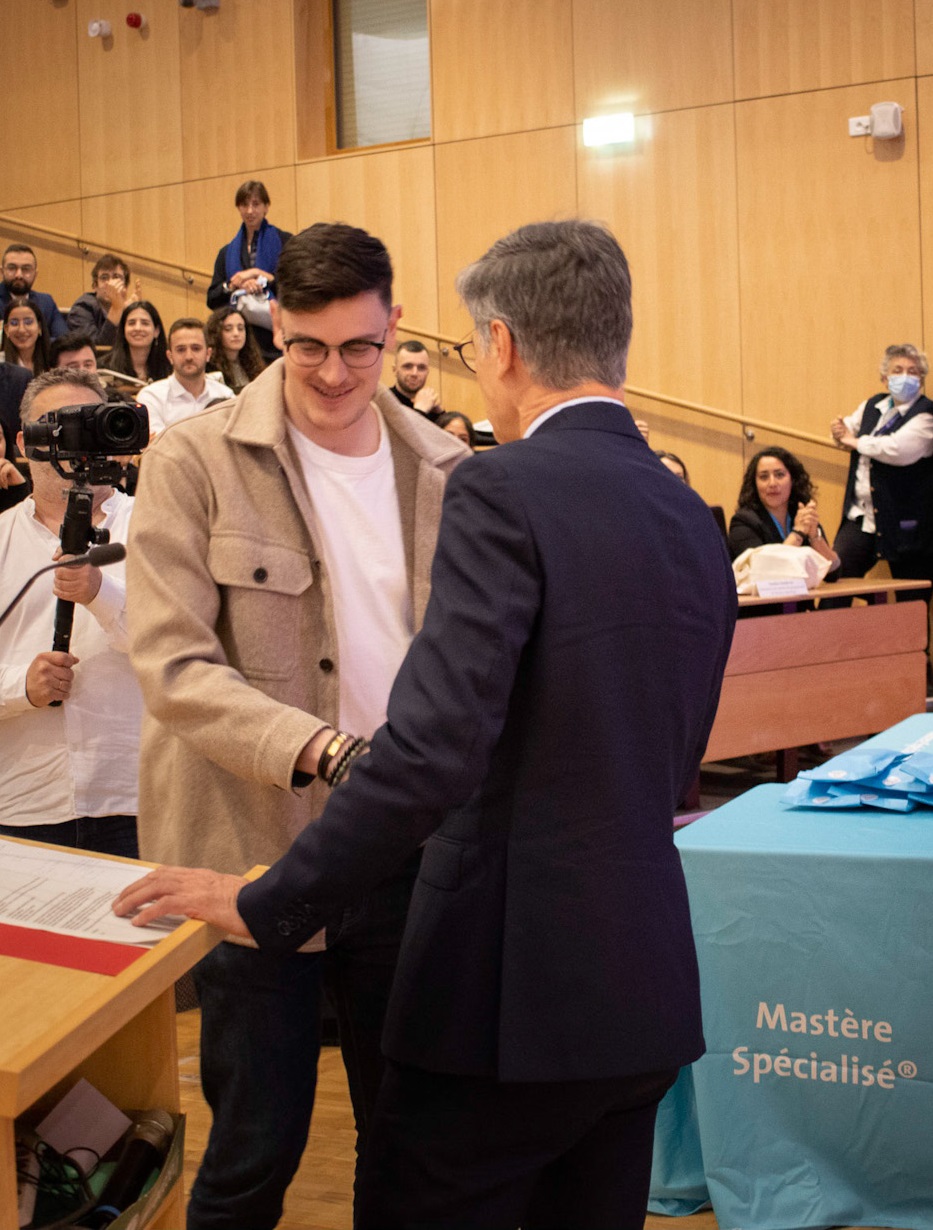 Félicitations à Quentin Prudhommeaux, lauréat du Prix du Mastérien 2021